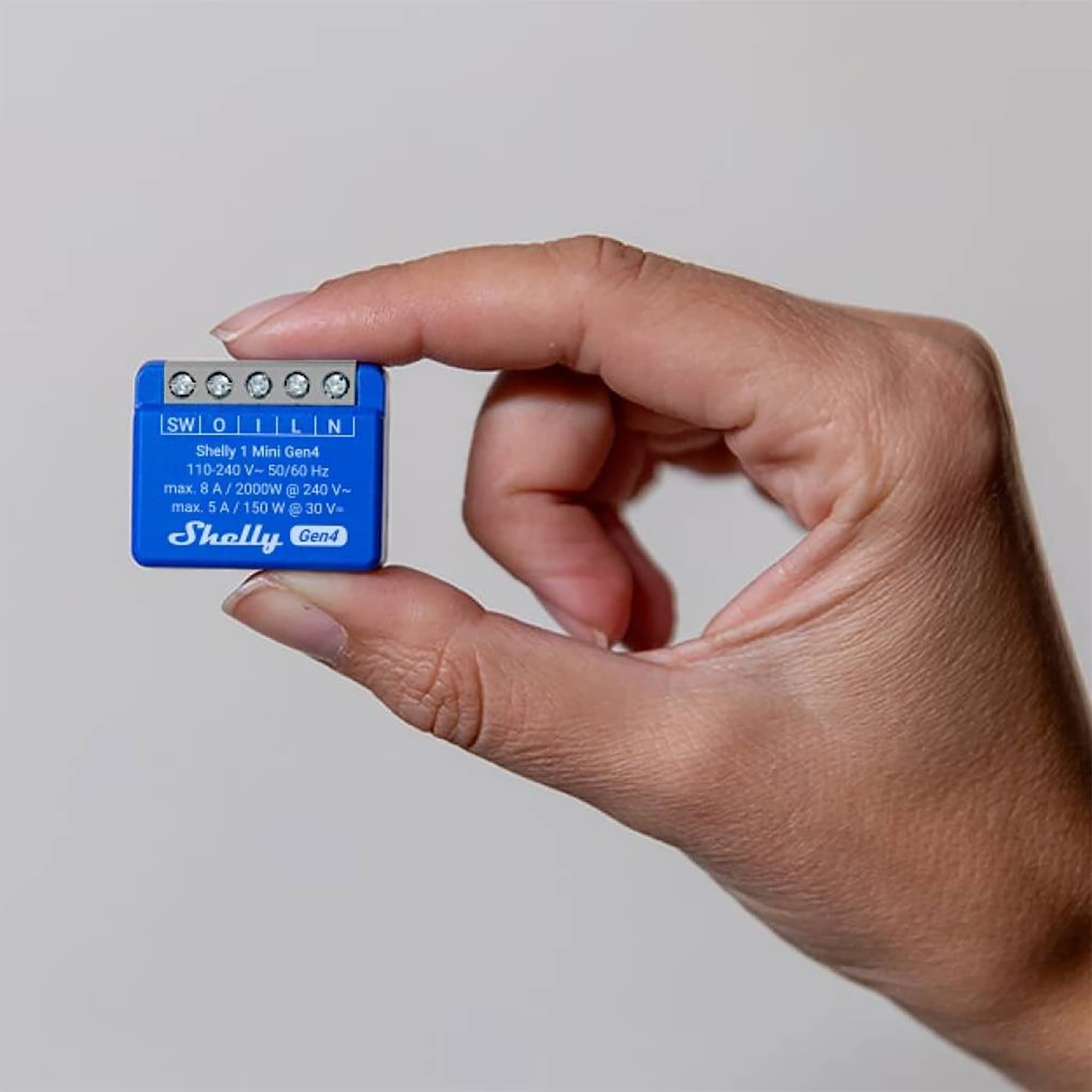 Relé Inteligente Shelly Wifi Bluetooth Zigbee 1 Canal 8A - 8